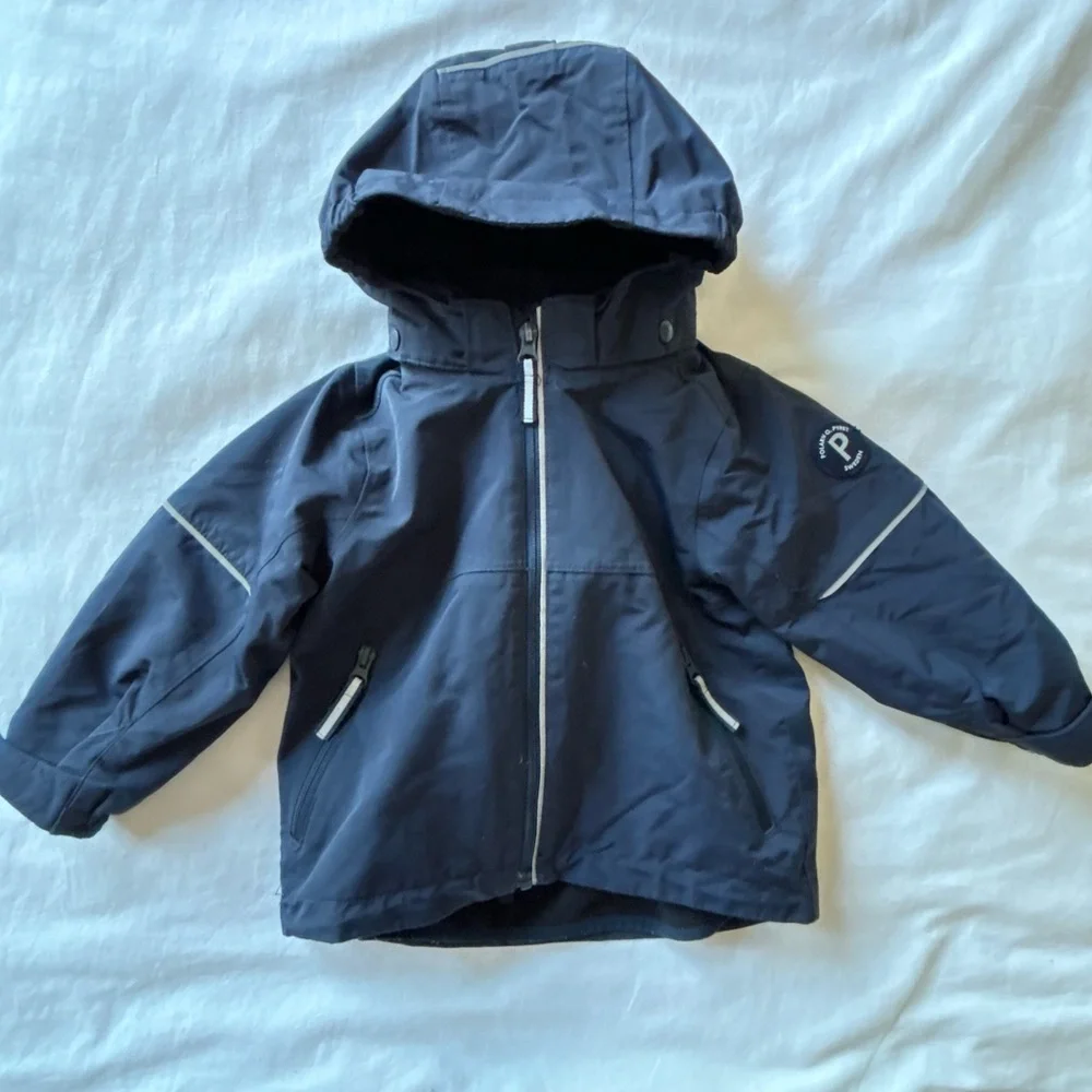 Polarn O. Pyret Winter 2 in 1 Jacket, shell and fleece, size 92, 1.5-2 years